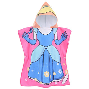 Poncho Infantil Atoalhado Praia com Capuz Menina - Ama Mamma