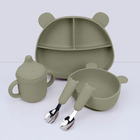 Kit Alimentação do Bebê - Meu Ursinho - 5 Peças - Ama Mamma