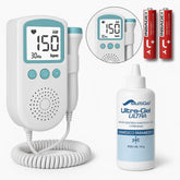 Monitor Doppler Fetal Portátil com Gel + Pilhas Grátis