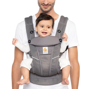 Canguru Ergobaby 4 Posições Omni 360 Air Mesh - Graphite Grey