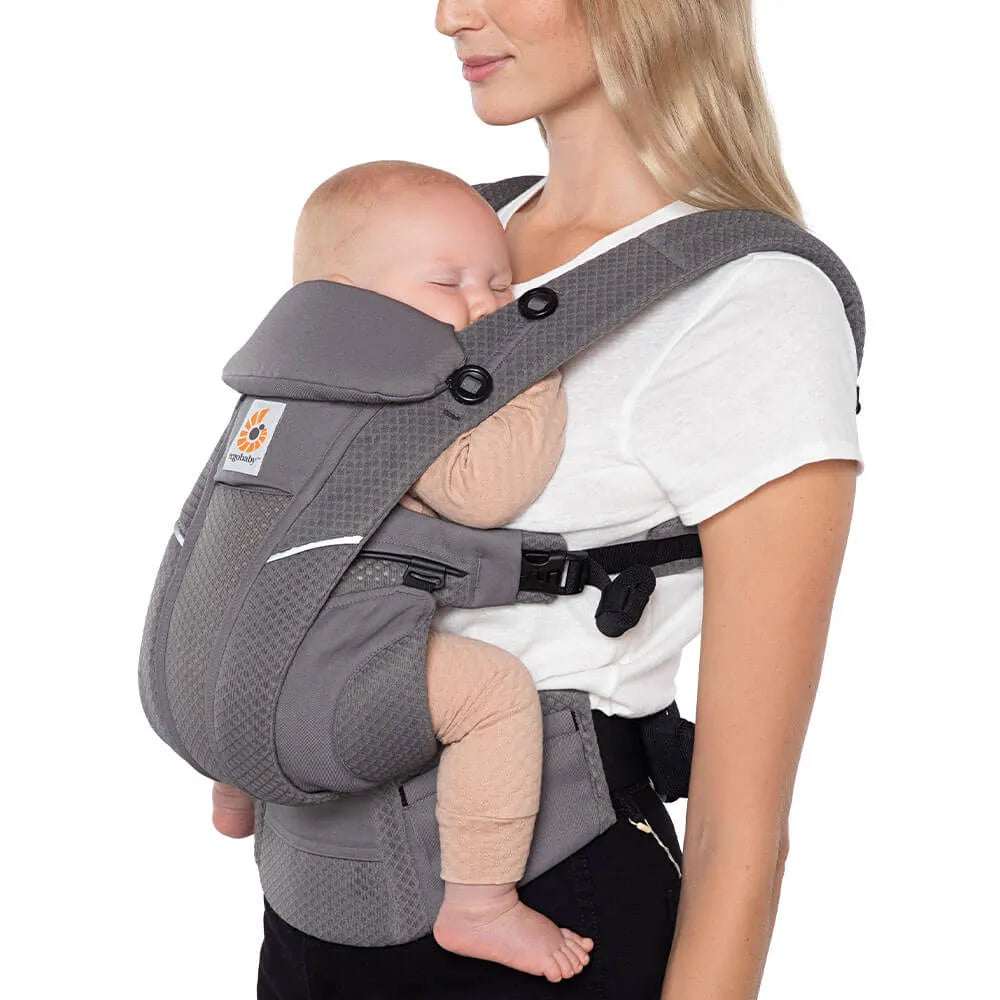 Canguru Ergobaby 4 Posições Omni 360 Air Mesh - Graphite Grey