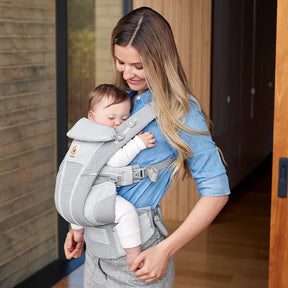 Canguru Ergobaby 4 Posições Omni 360 Air Mesh - Pearl Grey