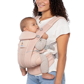 Canguru Ergobaby 4 Posições Omni 360 Air Mesh - Pink Quartz