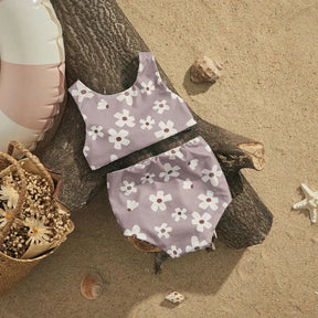 Biquini Floral Margarete Hot Pant e Top Ama Mamma - Ama Mamma