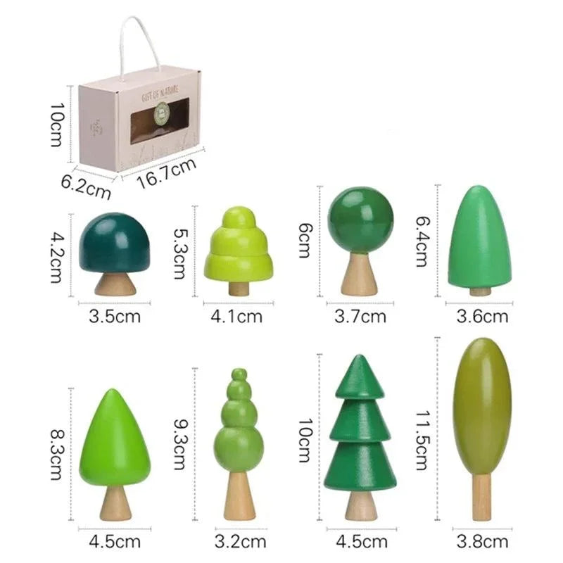Blocos de Madeira Montessorianos Ama Mamma - Ama Mamma
