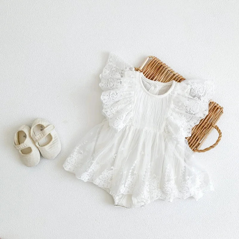 Body Aconchegante de Renda para Bebês Ama Mamma - Ama Mamma