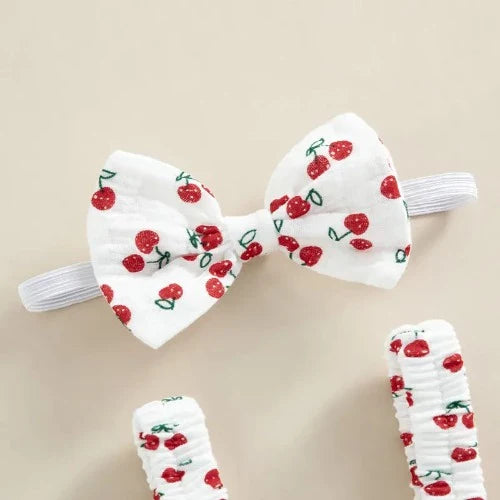 Body Feminino Infantil Estampado + Faixa de Cabelo | 0-18 Meses - Ama Mamma
