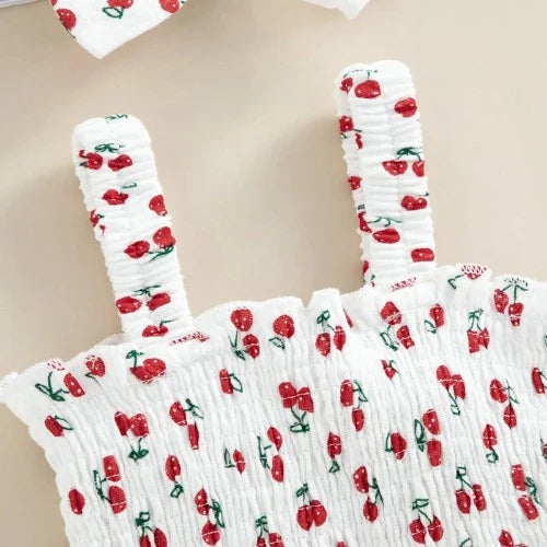 Body Feminino Infantil Estampado + Faixa de Cabelo | 0-18 Meses - Ama Mamma