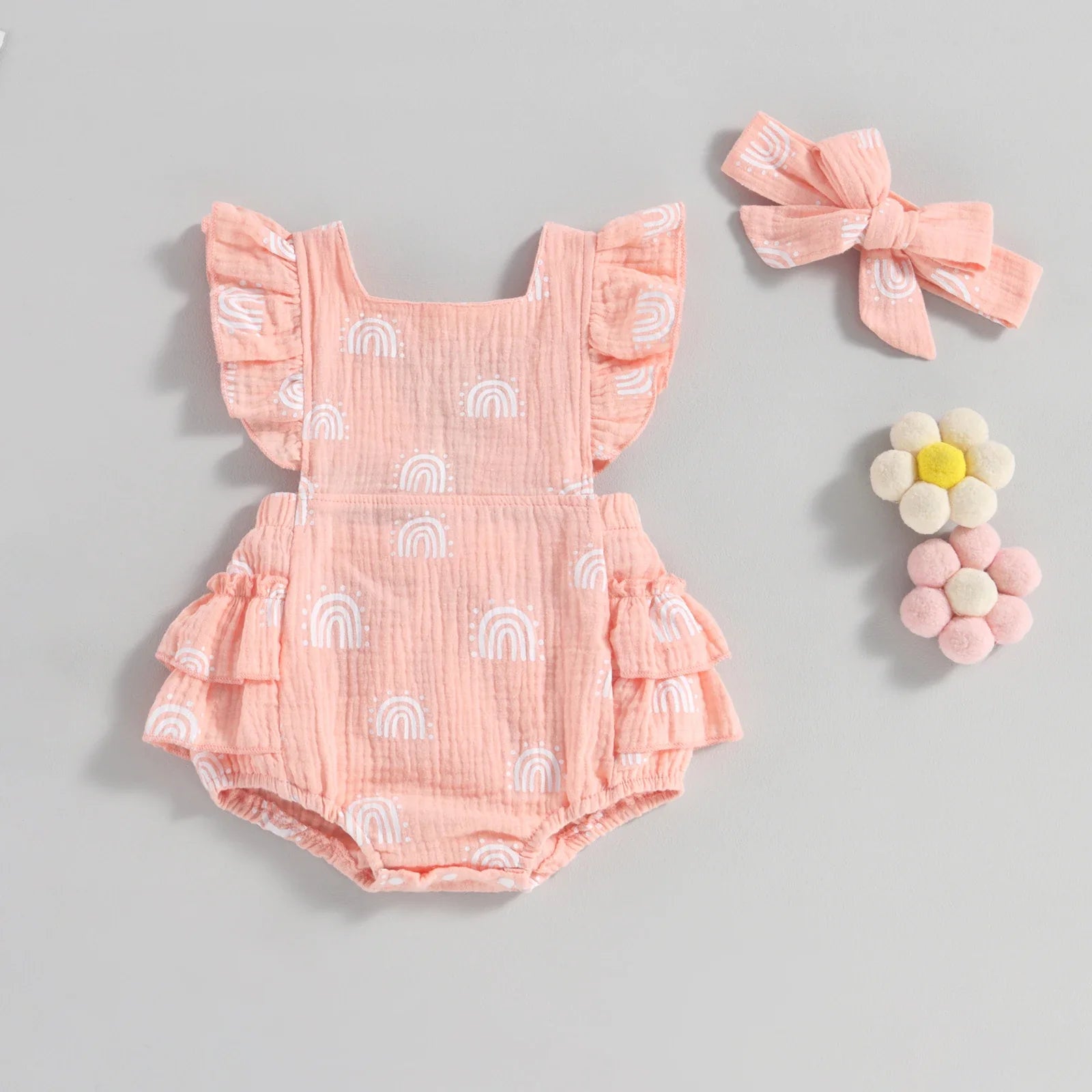 Body Infantil Feminino Arco Irís 2 Pçs | 0-24 Meses - Ama Mamma