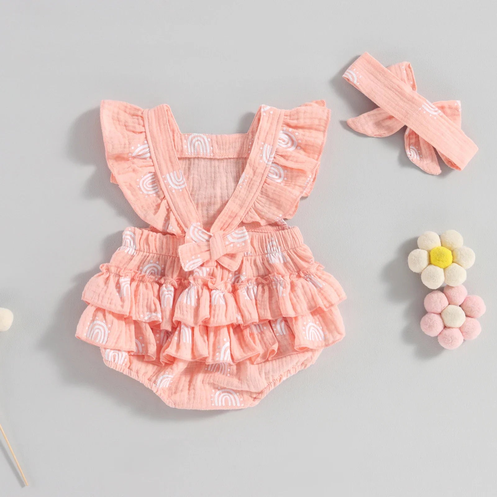 Body Infantil Feminino Arco Irís 2 Pçs | 0-24 Meses - Ama Mamma