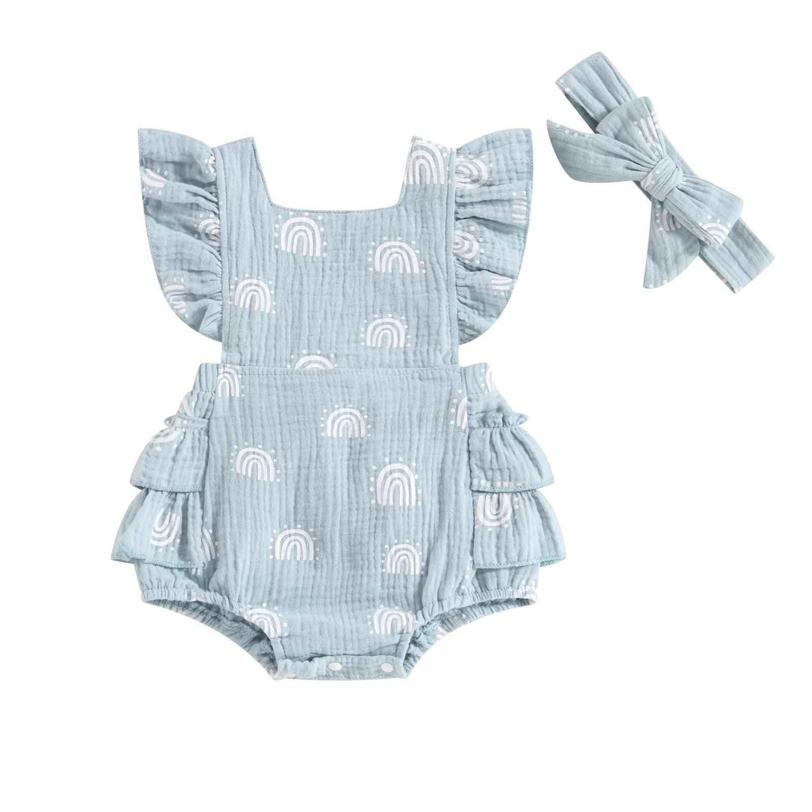 Body Infantil Feminino Arco Irís 2 Pçs | 0-24 Meses - Ama Mamma