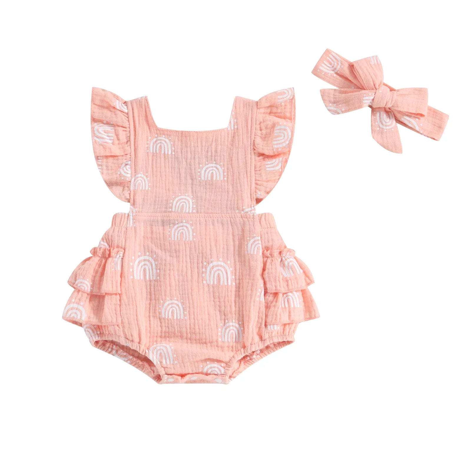 Body Infantil Feminino Arco Irís 2 Pçs | 0-24 Meses - Ama Mamma