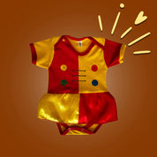 Body Bebê Mesversário com Tiara 100% Algodão – Kit 2 Peças Temático Emília