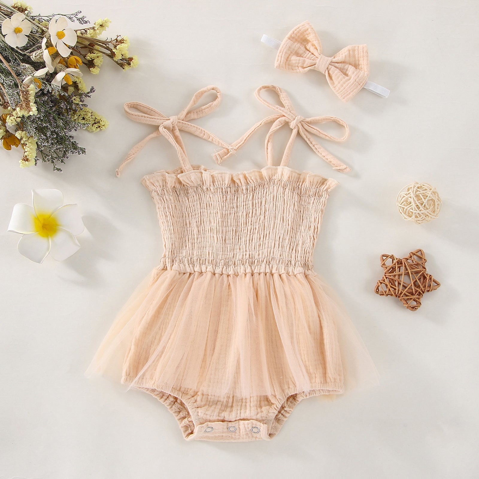 Body Vestido Tutu Com Laço - Ama Mamma