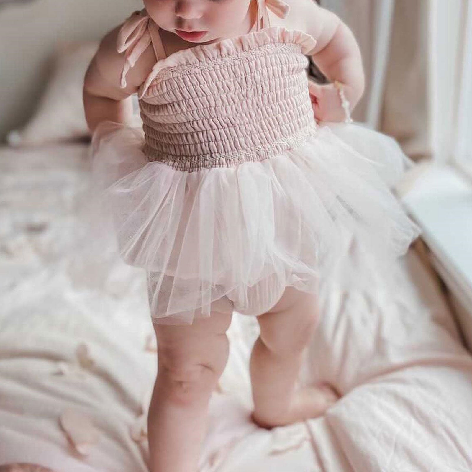Body Vestido Tutu Com Laço - Ama Mamma