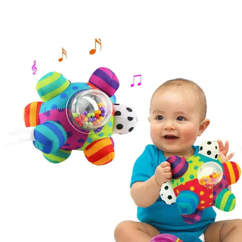Bola Chocalho Macia do Bebê - Ama Mamma