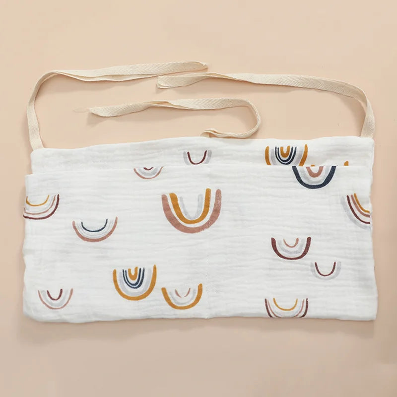 Bolsa de Algodão Organizadora para Berço de Bebês - Ama Mamma