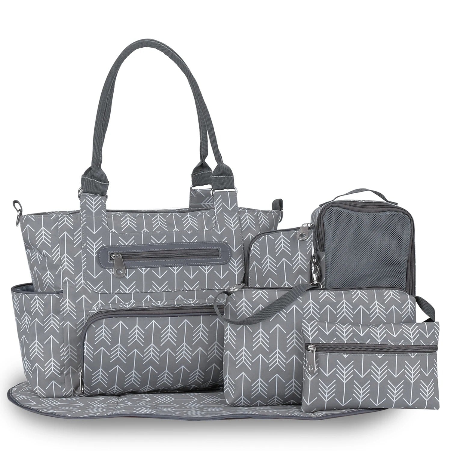 Kit Bolsa Maternidade New York - 7 Peças