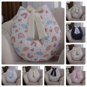 Almofada de Amamentação com Laço 100% Algodão com Zíper - Ama Mamma