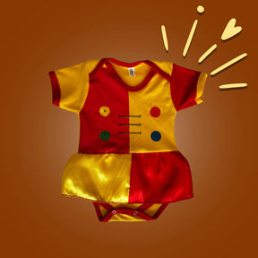 Body Bebê Mesversário com Tiara 100% Algodão – Kit 2 Peças Temático Emília