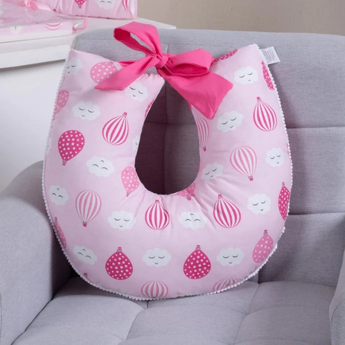 Almofada de Amamentação com Laço 100% Algodão com Zíper - Ama Mamma