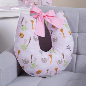 Almofada de Amamentação com Laço 100% Algodão com Zíper - Ama Mamma