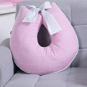 Almofada de Amamentação com Laço 100% Algodão com Zíper - Ama Mamma