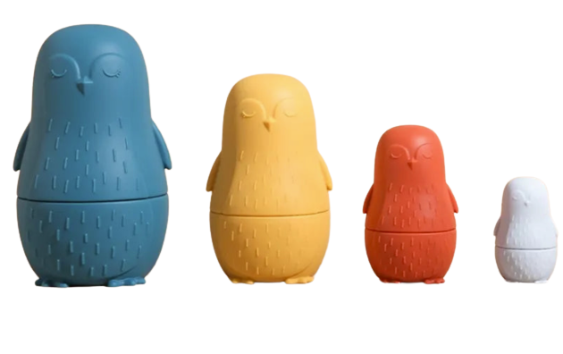 Brinquedo Infantil de Encaixe de Silicone - Ama Mamma