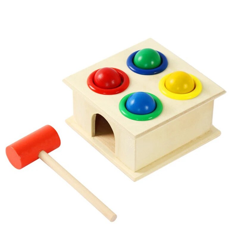 Caixa Colorida Infantil Bate Martelo Educativo - Ama Mamma