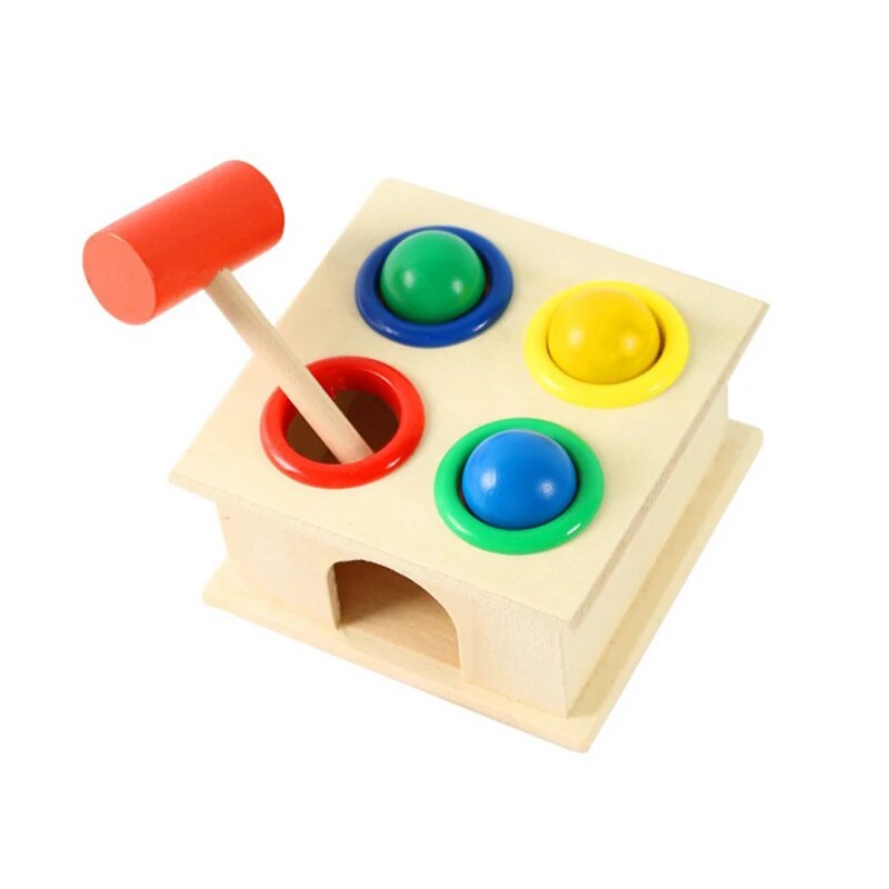 Caixa Colorida Infantil Bate Martelo Educativo - Ama Mamma