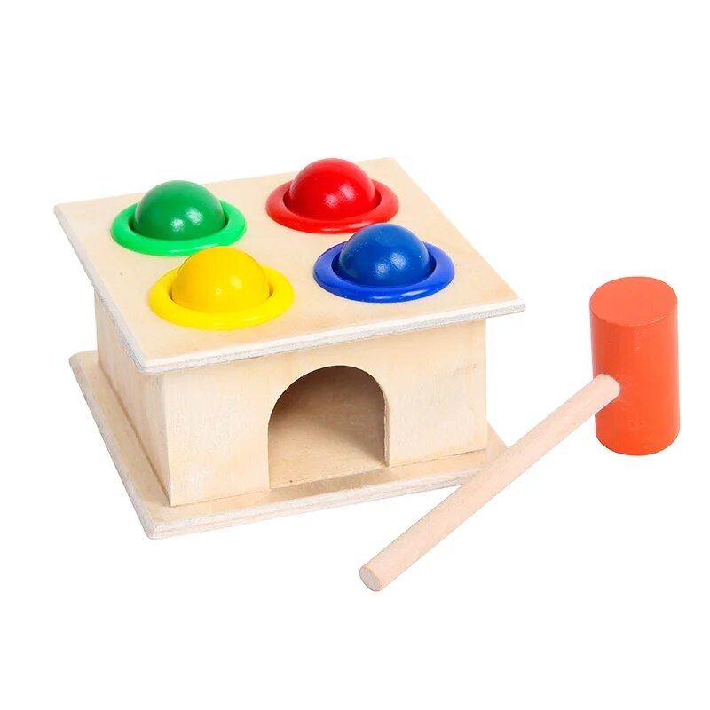 Caixa Colorida Infantil Bate Martelo Educativo - Ama Mamma