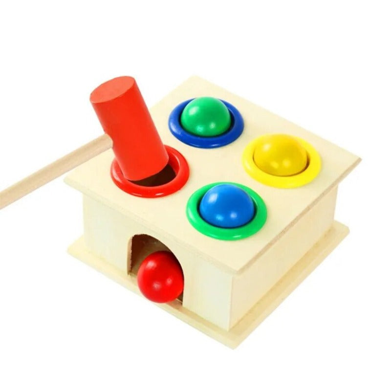 Caixa Colorida Infantil Bate Martelo Educativo - Ama Mamma