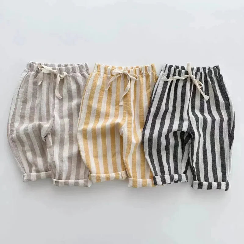 Calça Elegante Infantil Lino Ama Mamma - Ama Mamma
