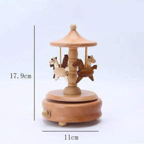 Caixa de Música Infantil de Madeira - Ama Mamma