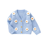 Casaco Tricô Margarida Infantil Feminino - Ama Mamma