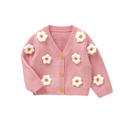 Casaco Tricô Margarida Infantil Feminino - Ama Mamma