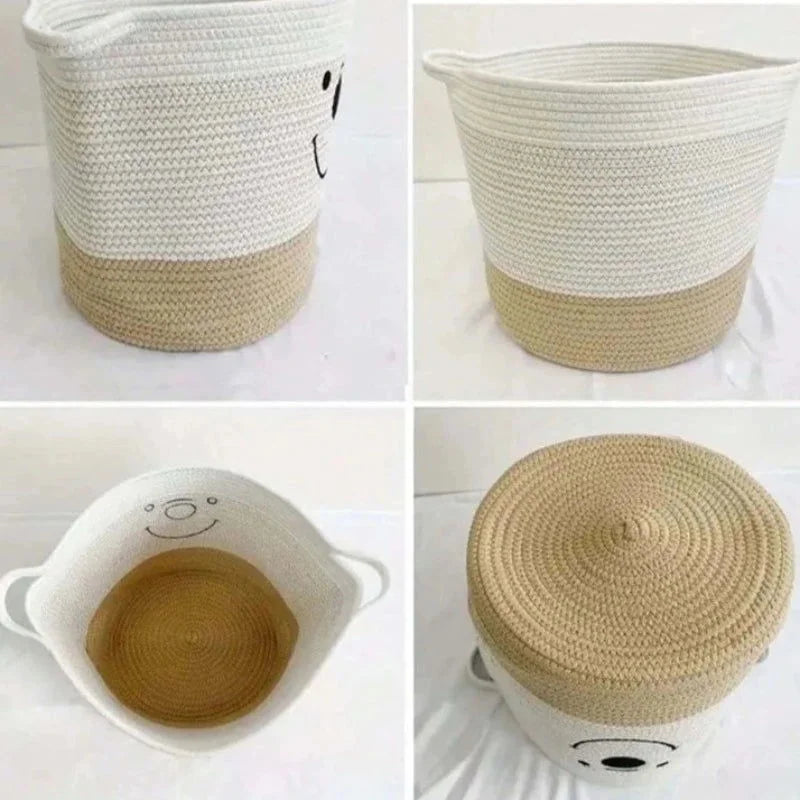 Cesta Organizador Grande com Alças Ama Mamma - Ama Mamma