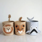 Cesto Organizador Infantil Animais Para Brinquedos e Roupas - Ama Mamma