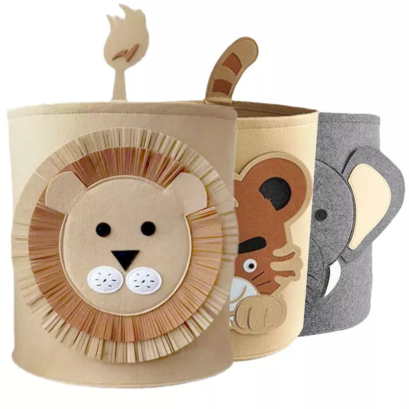 Cesto Organizador Infantil Animais Para Brinquedos e Roupas - Ama Mamma
