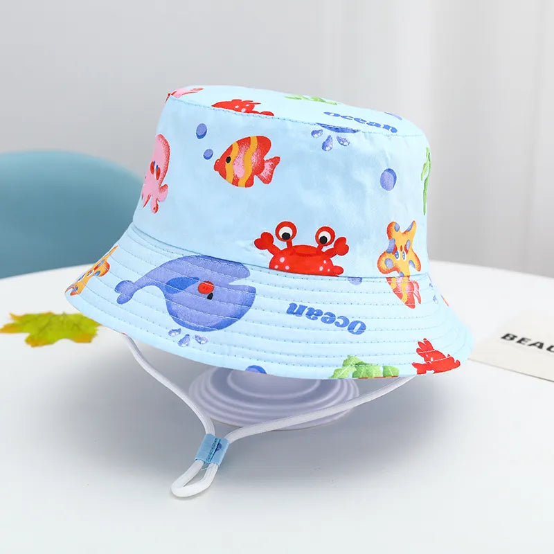 Chapéu de Praia Bebê Infantil Estampas - Ama Mamma