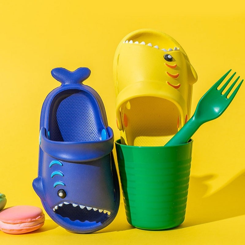 Chinelo Nuvem Infantil Tubarão - Ama Mamma