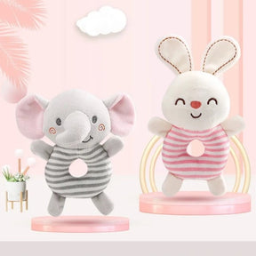 Chocalho de Pelúcia para Bebê Bichinhos - Ama Mamma