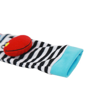 Chocalho Meias e Pulseiras Sensorial do Bebê - Ama Mamma