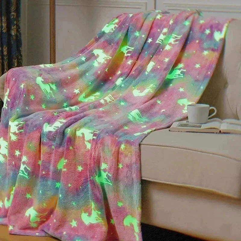 Cobertor Estampado que Brilha para Crianças Ama Mamma - Ama Mamma