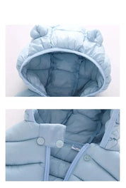 Colete de Inverno Infantil Com Capuz e Zíper - Ama Mamma