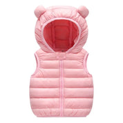 Colete de Inverno Infantil Com Capuz e Zíper - Ama Mamma