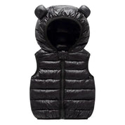 Colete de Inverno Infantil Com Capuz e Zíper - Ama Mamma