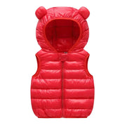 Colete de Inverno Infantil Com Capuz e Zíper - Ama Mamma