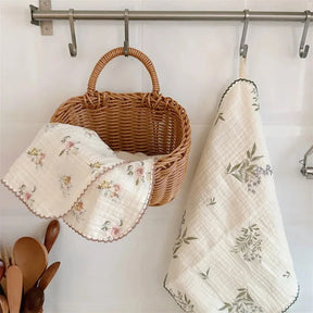 Conjunto de Panos de Boca para Bebê Floral 4 Peças Ama Mamma - Ama Mamma