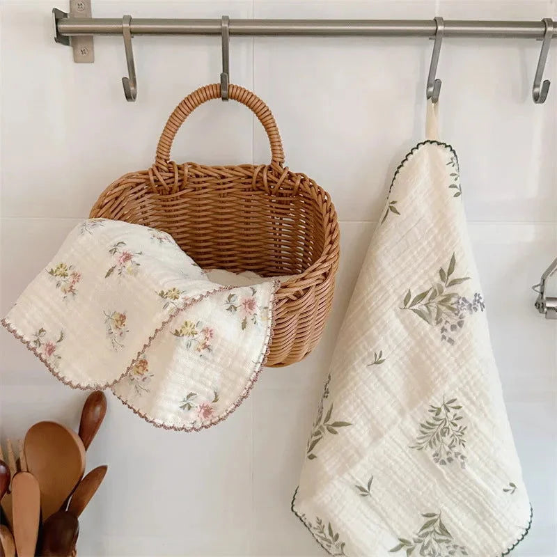 Conjunto de Panos de Boca para Bebê Floral 4 Peças Ama Mamma - Ama Mamma